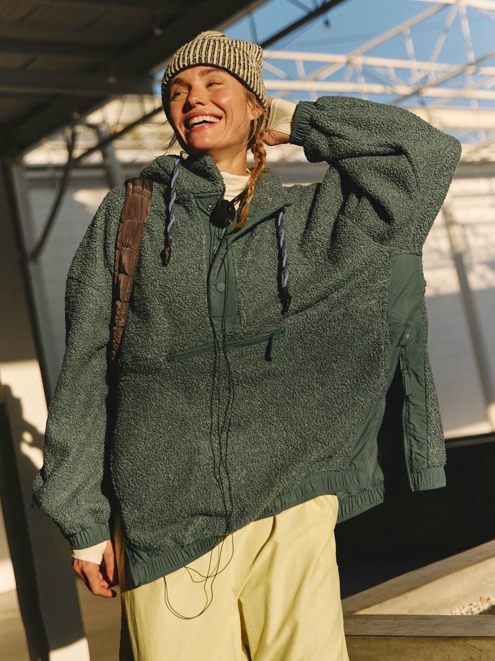 Free People FP Movement Fuzzy Was She Pullover